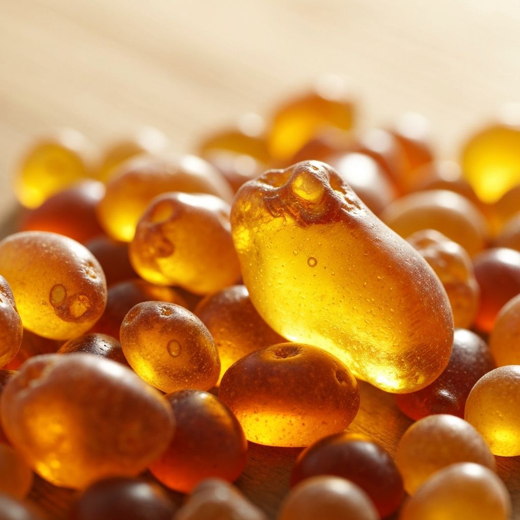 Boswellia tree golden resin drops